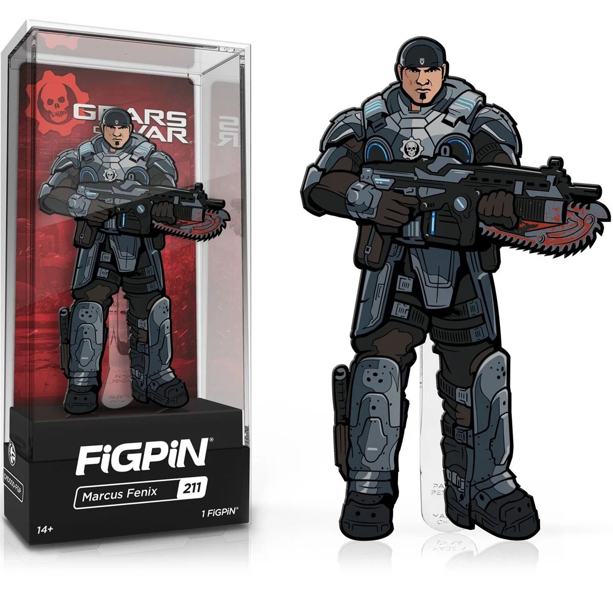 Gears Of War Marcus Fenix Figpin Classic Enamel Pin Fg583 Ez Store A Unique Shopping Experience For All Your Entertainment Needs