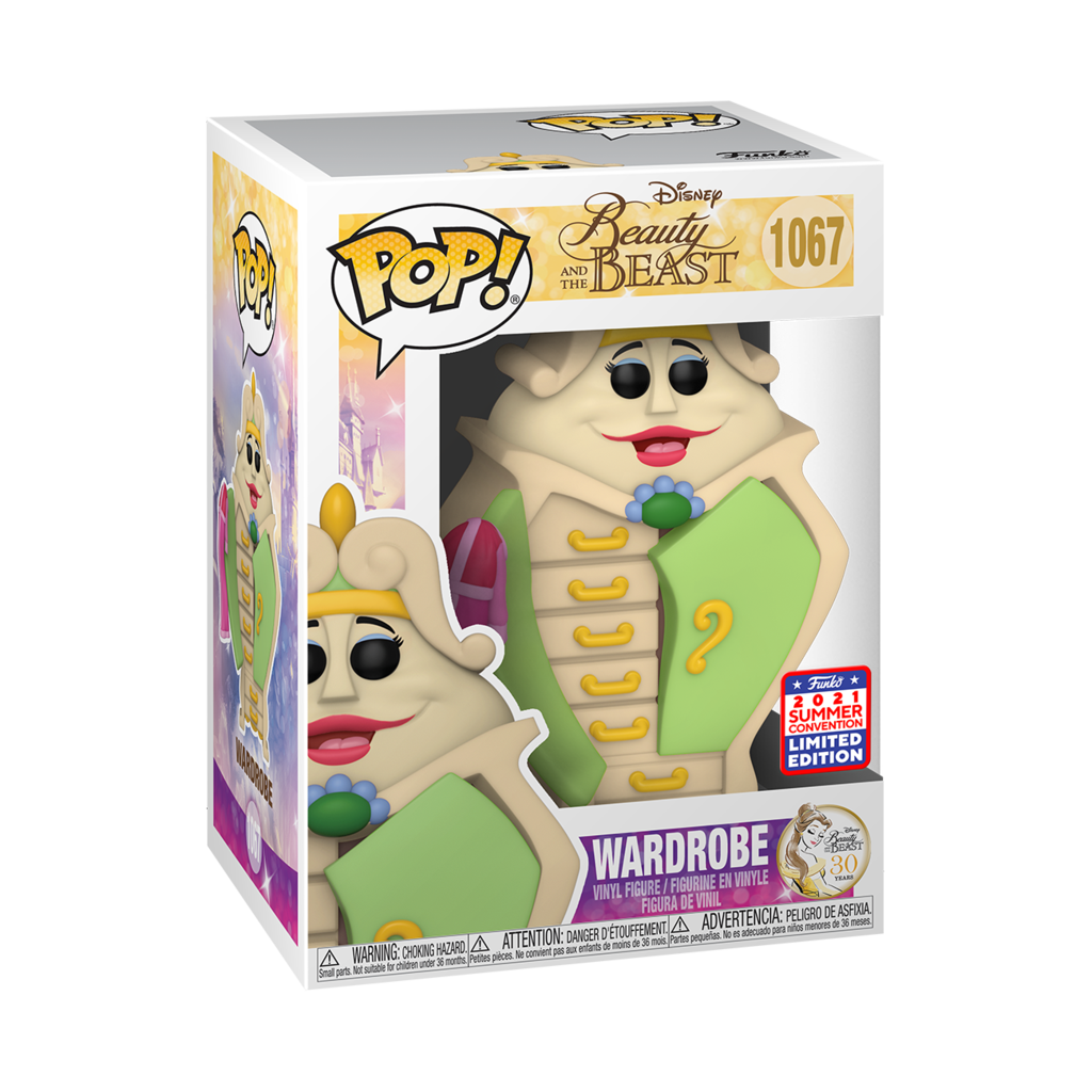 Beauty and the Beast Wardrobe Pop! Vinyl Figure (2021 Summer