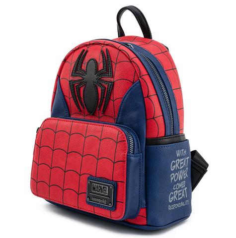 Loungefly MARVEL SPIDERMAN CLASSIC COSPLAY MINI BACKPACK | LF-MVBK0116 ...