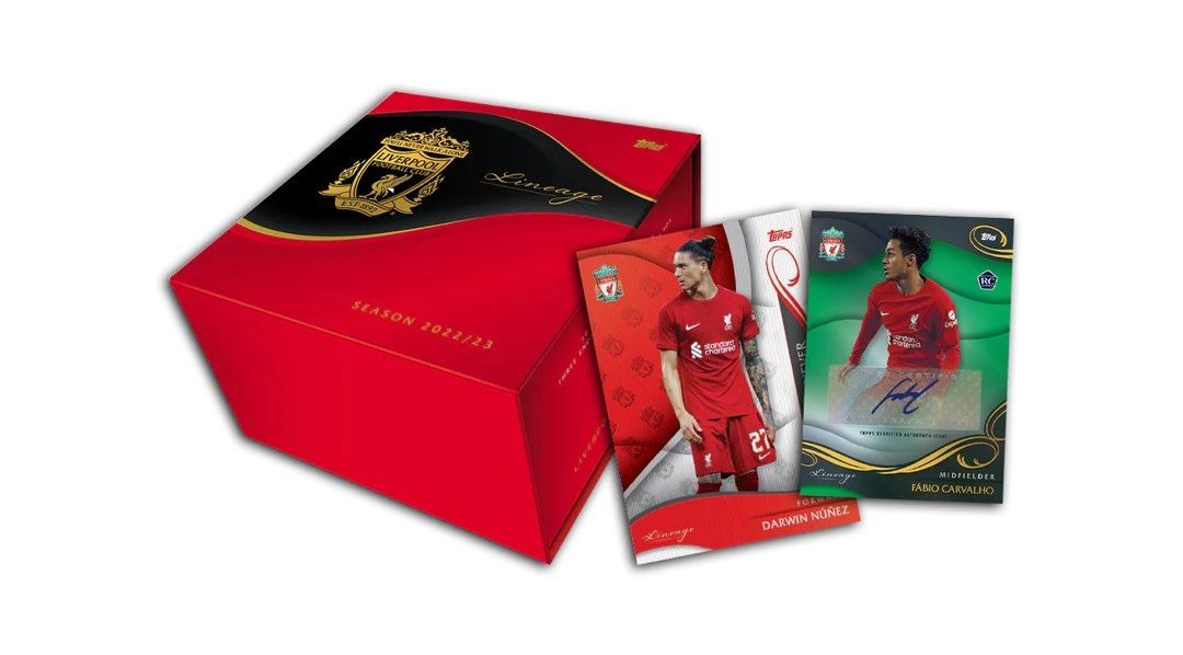 2022-23 Topps Liverpool Lineage Hobby 6 Box Sealed Case