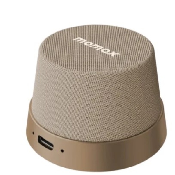 Momax 1-Vibe Go Magnetic Wireless Speaker, Desert Titanium