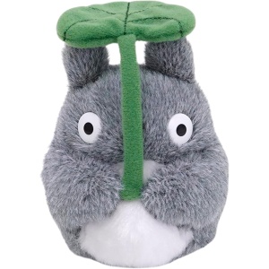 Studio Ghibli - My Neighbor Totoro - 5" Totoro with Leaf Beanbag, Studio Ghibli Plush